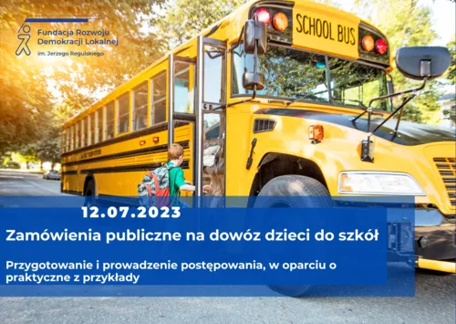 Zamówienia publiczne na dowóz dzieci do szkół